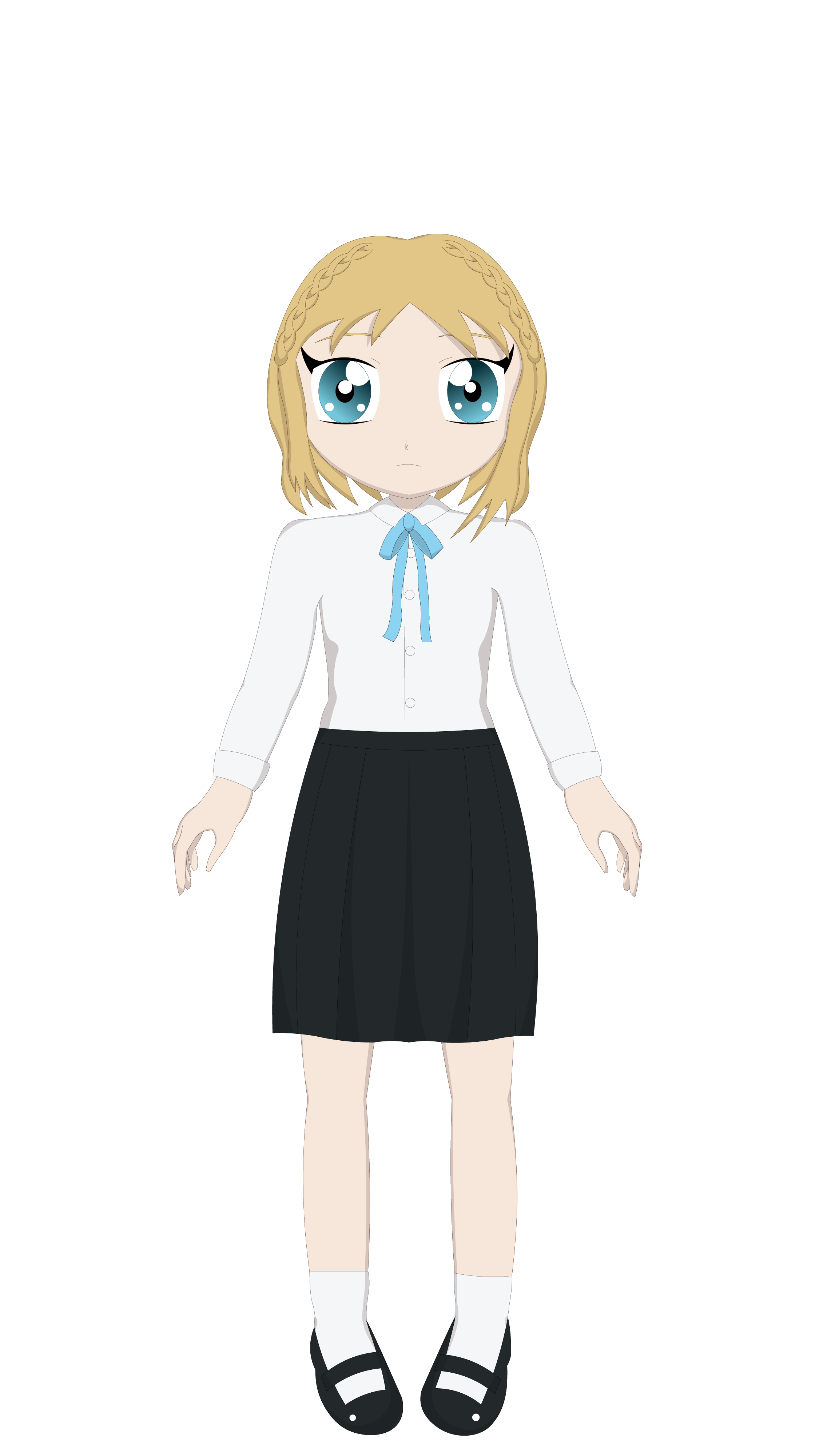 [Yui in School Uniform, summer]